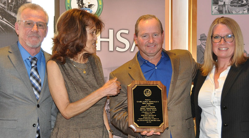HSTC Trainer Garland Moffett Receives National Safety Award